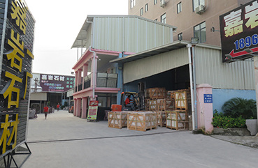 Joyace Stone buit the infrared fine processing factory which covered an area of 3,000㎡ for production of 1cm Tiles and Cut-to-size tiles。